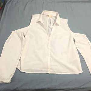 Hollister Cutout Woven Shirt